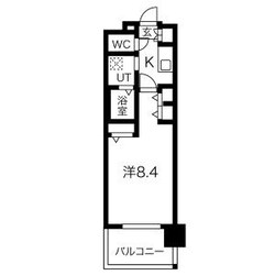 パルティール大曽根の物件間取画像